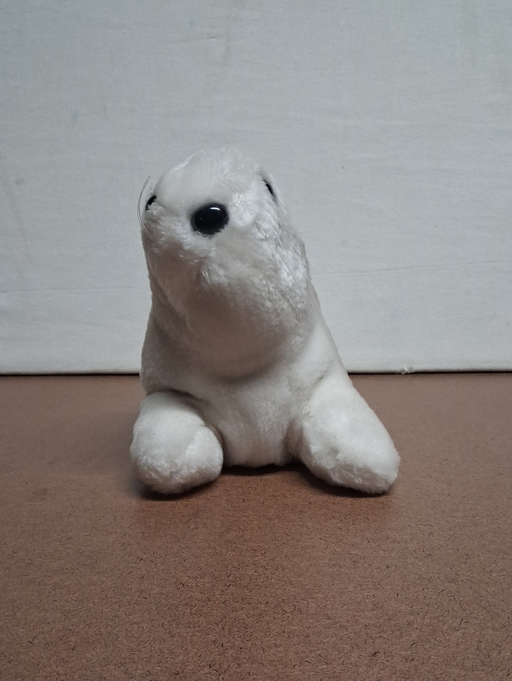 Plush White Seal Pet Toy - Soft Small Pet Plush